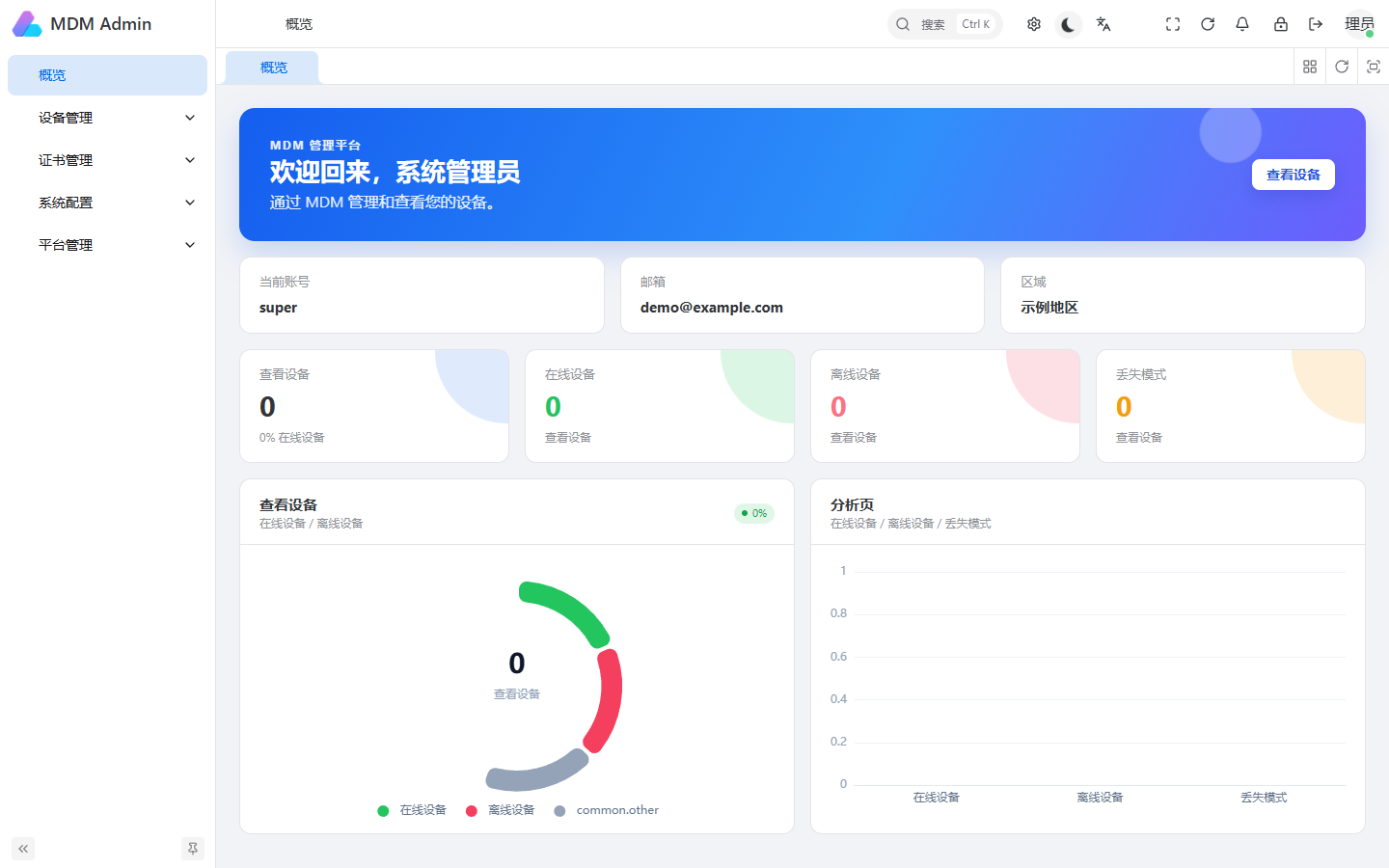 新版管理员控制台